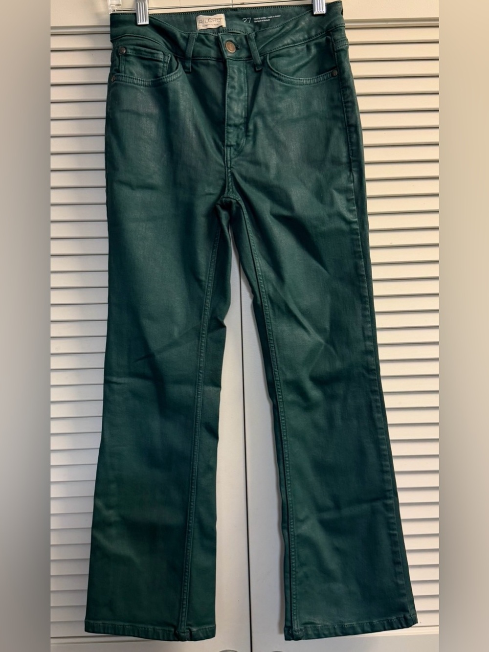 Pilcro Green Women's Straight-Leg Jeans size 27